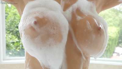 Soapy body fully revealed