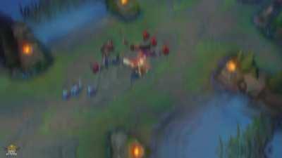 T1 Gumayusi & T1 Faker outplay