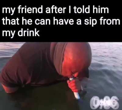 Great way to get dehydrated. Aaah the Irony