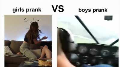 girls prank vs boys prank