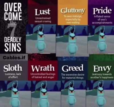 the 7 funny sins ☺️