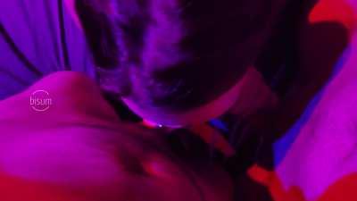 Getting hubby and our guest warmed up