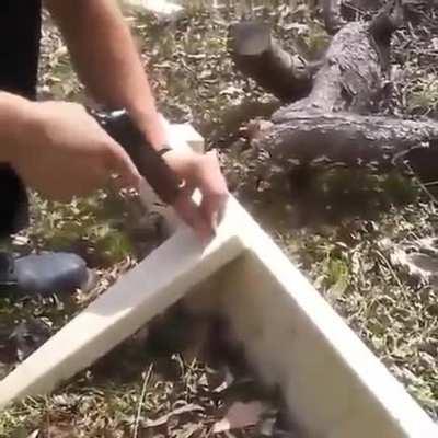 Then you take your drill Then you take your drill