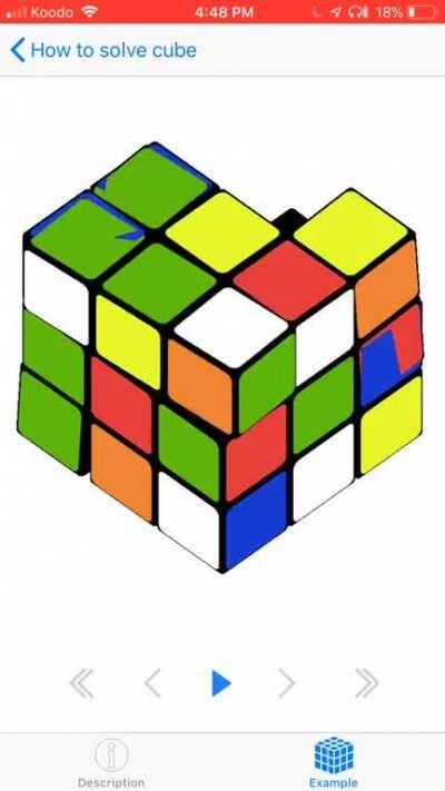 But what if my Rubik’s cube can’t do this?