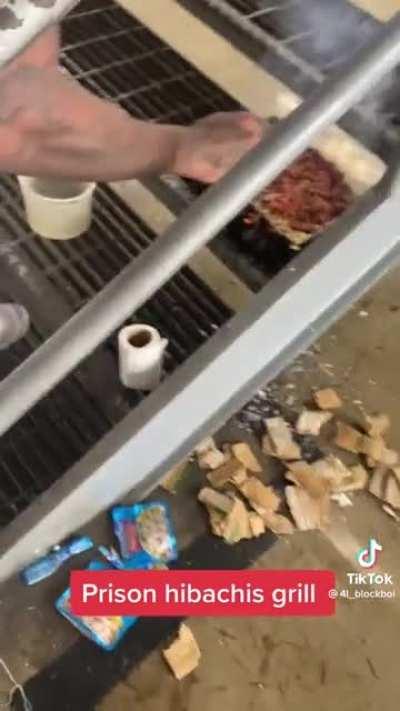 Grilling in prison
