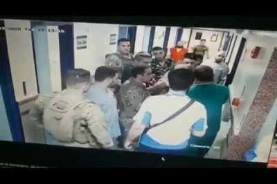 A doctor gets assaulted by members of the Lebanese army