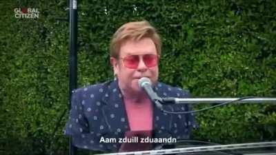 Elton John is a great singer