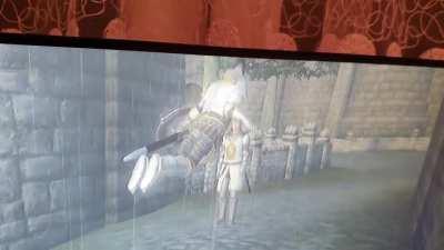 God I love when Oblivion glitches out.