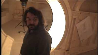 Peter Jackson acting as Bilbo Baggins
