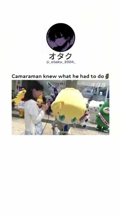 Cameraman is awesome