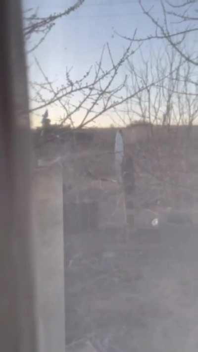 Tank of Russian Freedom Legion flying the EU flag seen in Kursk Oblast, Russia