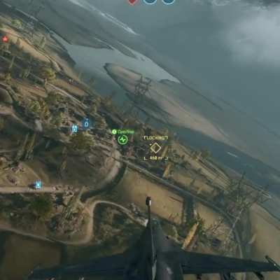 One in a million hit - AGM hits passing aircraft