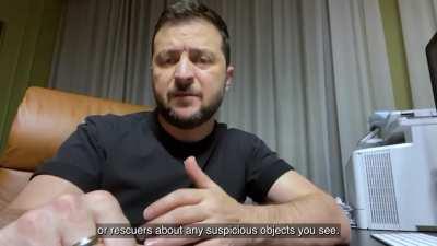 President Zelensky's Latest Address. 12/11/22. Duration 5m45. English Subtitles.