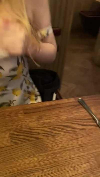 Got caught flashing by the lady in the back 🫣