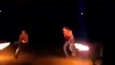 The great samurai rivals, choose to help one and they will help you in the bossfight with the other instead of attacking. Upon defeating either they will drop a flaming katana, +10 burning damage +35 speed and stamina.