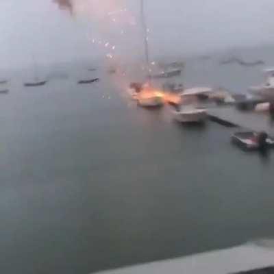 A Powerful Lightning strike