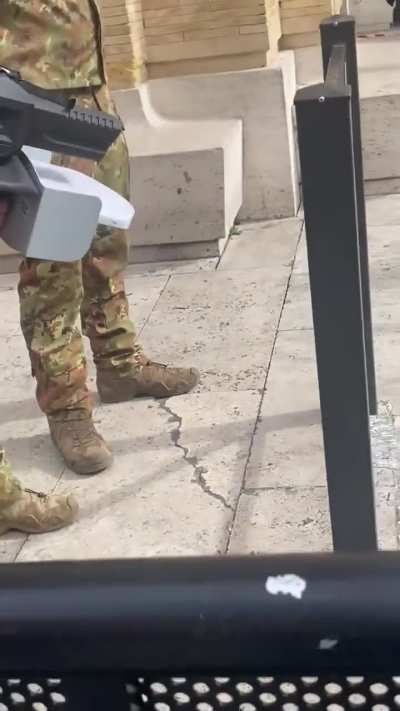 Anti drone weapons surrounding The Vatican ahead of The Popes funeral