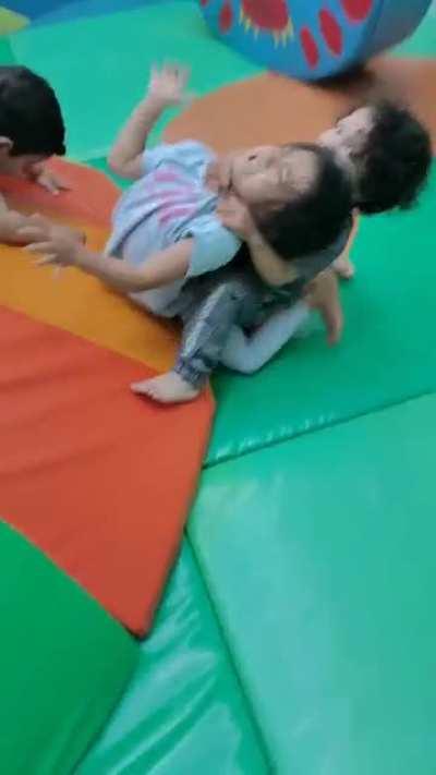 My son rear naked choked another kid at the mall