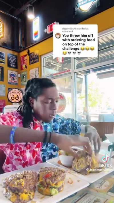 AND HE FINISHED IT OFF WITH A MILKSHAKE?? Nahhhh