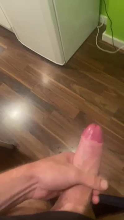 Cumming on my kitchen floor