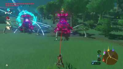 Taking on two stalker guardians at once