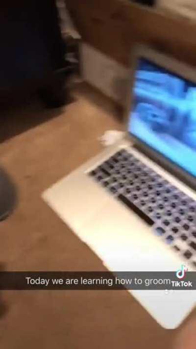 Winnie learns to clean herself ❤️