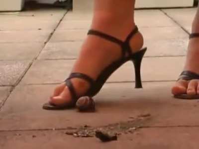 Two Girls Crushing Snails 💜💜💜