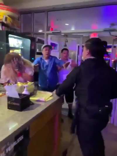 This security guard was waiting her entire life for that