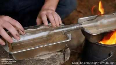 How to distill water using simple and easy to find items.