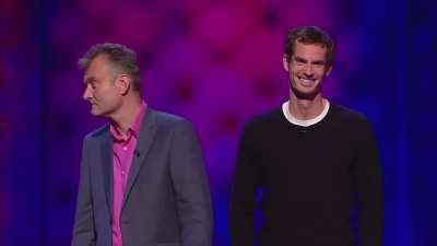Andy Murray and Hugh Dennis play Between the Lines