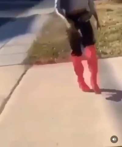 the high heel acrobatic gun slinger, disprover of stilettos being useless in combat