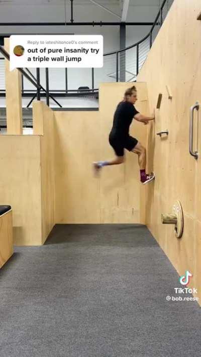 I am convinced he is flying.