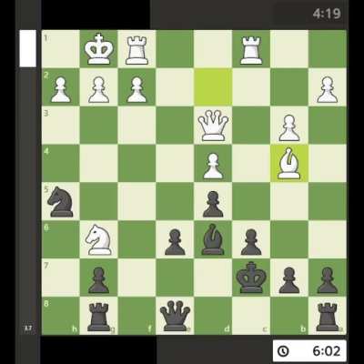 My bravest king yet. Guess the elo