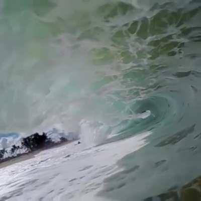 Nice calm blue sky....then darkness.