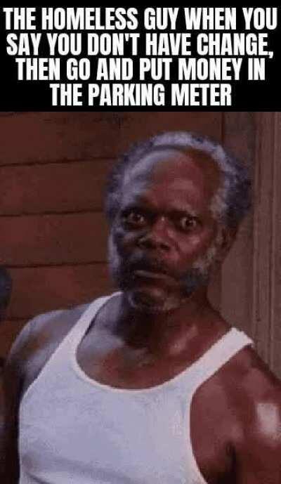 I only had enough for parking.....honest