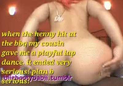 That brown get her frisky.