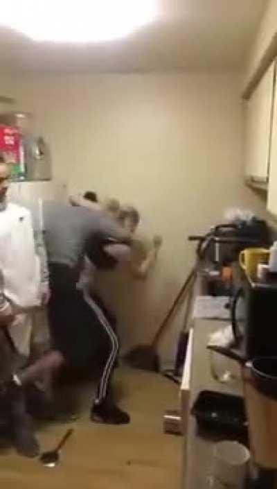 I guess she didn't want to do the dishes?