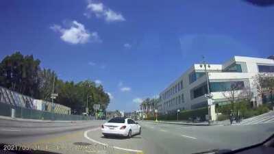 March 21, 2021. Don’t make a right turn from the far left lane.