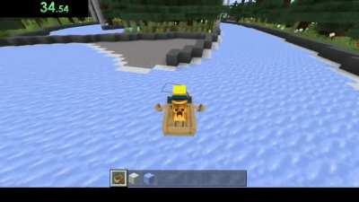 When you want to play the new Forza game, but all you have is Minecraft