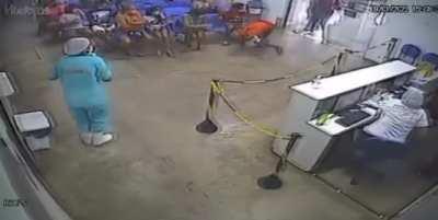 Man gets shot in a hospital