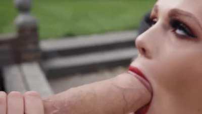 Blow Huge Cocks & Get A Big Facial