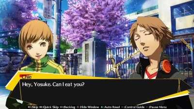 My favorite interaction in all of Persona 4
