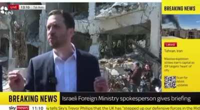 Reporter tells an Israeli FM Spokesperson: 