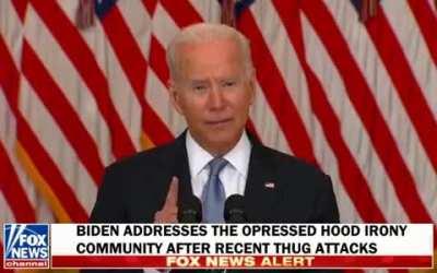 biden does the goofy again but this is the best one