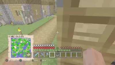 Villager commiting suicide.