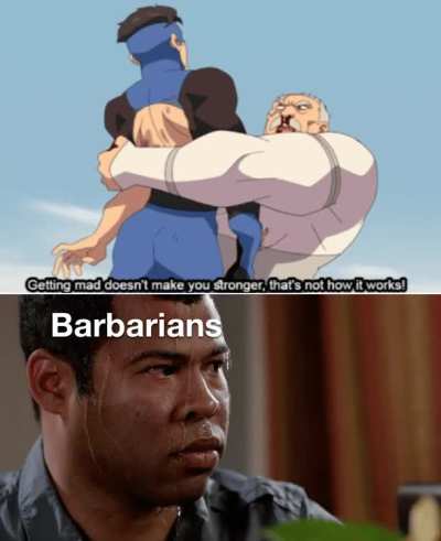 I don’t get mad I get rage