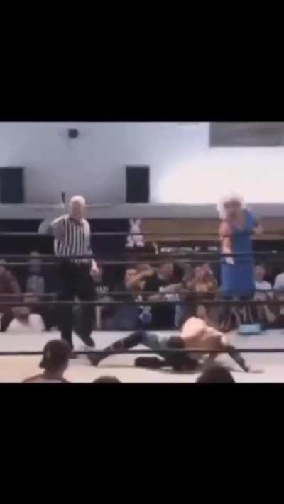 Ok explain me this one if wrestling is not fake