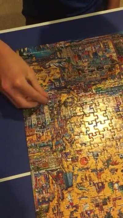Puzzle destruction