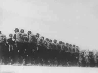 Lambeth Walk/Aka the original North Koreans marching to bee gees