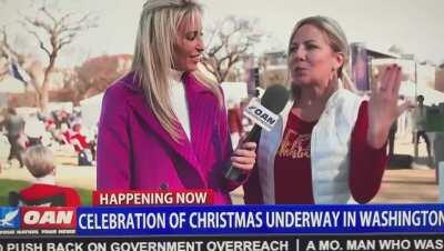 Trump supporter in DC believes Biden won’t be POTUS because the power of God will avoid it.